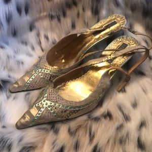 LOUVRE kitten heels in excellent condition sz39